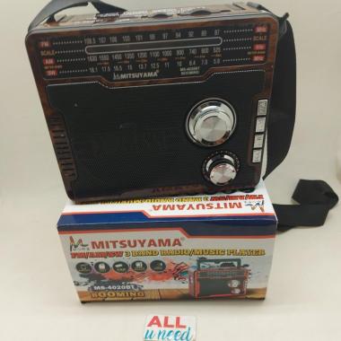 Radio Jadul Bluetooth 3 Band Senter USB Mitsuyama 4020BT Booming