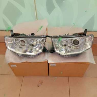 Head Lamp Lampu Besar Asli Mitsubishi Pajero Sport Dakar