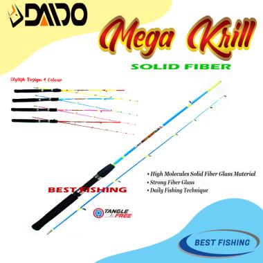 JORAN DAIDO MEGA KRILL SOLID FIBER 110CM 120CM 135CM 150CM - JORAN PANCING MURAH 135CM,KUNING