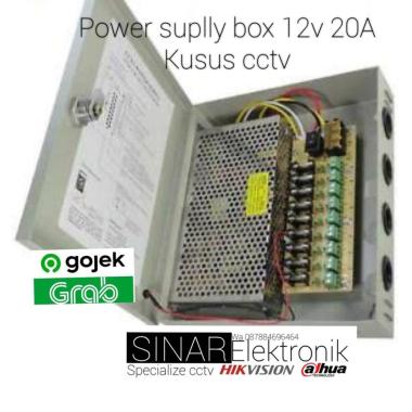 POWER SUPLLY BOX 20AMPER KUSUS CCTV