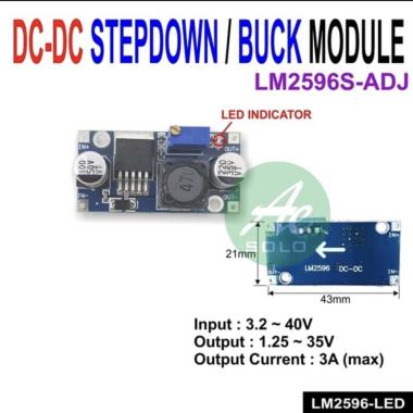 Modul dc step down LM2596S