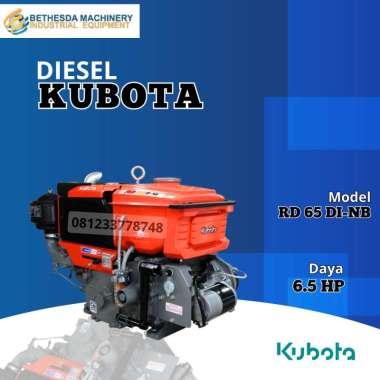Diesel Penggerak Stater 6.5HP KUBOTA / Diesel Kubota 6.5 PK Radiator RD 65 DI-NB