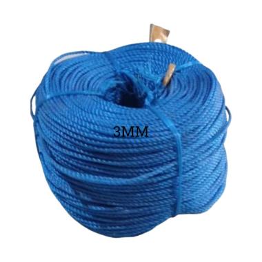 TALI TAMBANG PLASTIK UKURAN 3 4 5 6 8 10 12MM KILOAN 1 KG 3mm