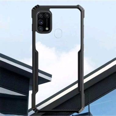 Promo Case Transparabn Samsung A21S / M31 / M21 / M30S Softcase Clear Back Cover Samsung A21S Hitam
