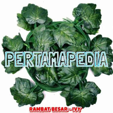 Daun Rambat Gantung/Daun Rambat Dekorasi/Tanaman Plastik Hias Merambat warna AnggurBesar40