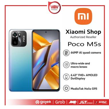 Hp Xiaomi Poco M5s Ram 6GB Internal 128GB Garansi Resmi Blue