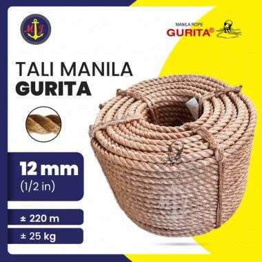 TALI MANILA GURITA 12 MM // TALI TAMBANG MANILA ROPE