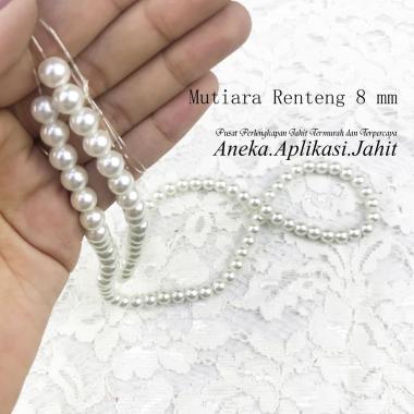 MUTIARA BERAT 8 MM / MUTIARA BERAT PER RENTENG 020-UNGU