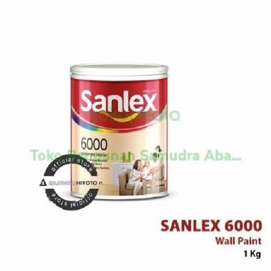 Cat Tembok Sanlex 6000 White 1KG Ready Bandung