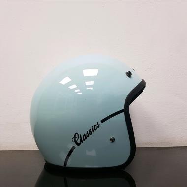 Helm Bogo Retro ANT Classic Ana Sage Green Tanpa Kaca