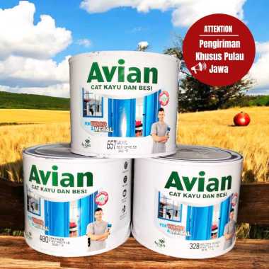 Cat besi Avian 450 gr/cat kayu /cat besi/cat avian high gloss enamel avian 450 gr Copra brown