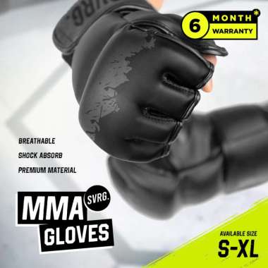 SVRG. MMA Gloves - Sarung Tangan Tinju - Muay Thai - Boxing Size S