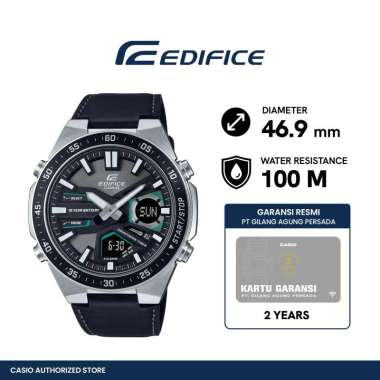 jam tangan pria casio EDIFICE EFV-C110L-1AVDF desain sporty original