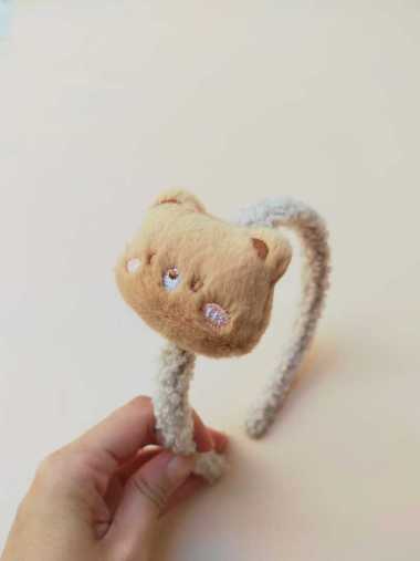 Bando Anak Karakter Animal Kelinci - Panda - Bear - Kodok - Bando Anak bulu lembut Bando Boneka Kore