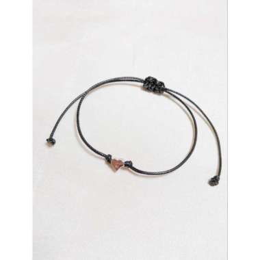 Nyamannya - Gelang Tangan Love Butterfly Simple Tali Korea Waterproof Premium Elenora Series Polos L