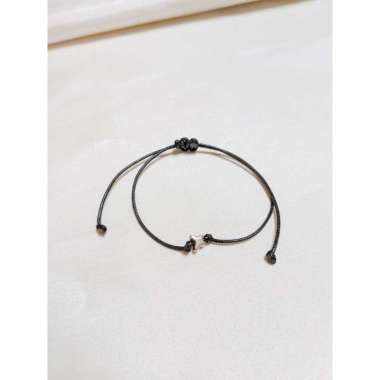Nyamannya - Gelang Tangan Love Butterfly Simple Tali Korea Waterproof Premium Elenora Series Polos K