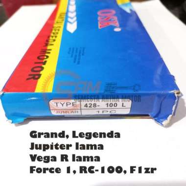 Rantai Motor 428 Rante Roda Standar Grand Mx Vega Vixion RxK Satria FU 428-100L
