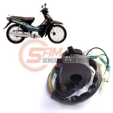 Switch Saklar Kiri Honda SupraX Fit Tombol Klakson Sen Lampu Dim Motor