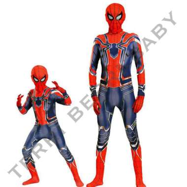 KOSTUM ANAK SPIDERMAN HADIAH ANAK LAKI LAKI ULANG TAHUN - 4XL