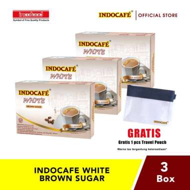Paket Bundling Indocafe White Variant - Berhadiah Brown Sugar