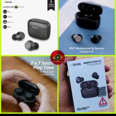 TWS Eggel Energy Buds 2S 2 S Earphone Headset Bluetooth ENC