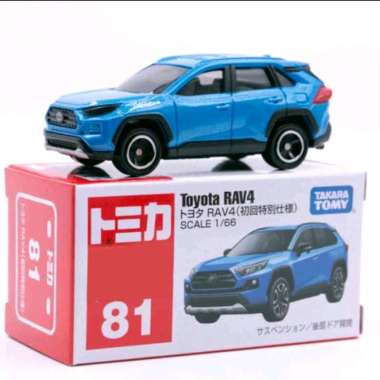 TOMICA TOYOTA RAV4 BLUE BIRU #81 TAKARA TOMY DIECAST MOBIL SUV CAR RAV 4 RAVA CITY VAR FAMILY CARS H
