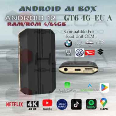 AI Box Head Unit Smart Android Mini 4/64 GB Apple CarPlay Modul Dongle