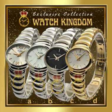 Jam Tangan Wanita ALBA Original Oval Analog Quartz - Simpel & Stylish