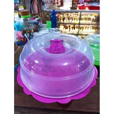Tempat kue Plastik wadah kue tempat kue pink hijau ungu wadah roti Packing luar kota
