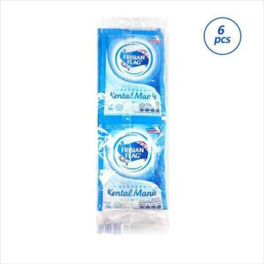 Frisian Flag Bendera Krimer Putih Full Cream SACHET [6 sachet / 1 renceng] KRIMER