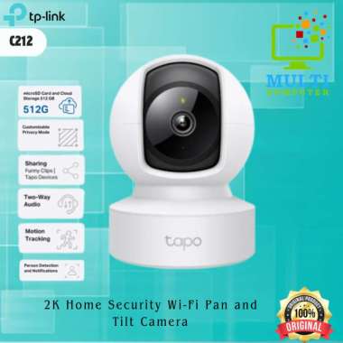 TP-Link Tapo C212 2K 3MP CCTV Pan/Tilt Home Security Wi-Fi Camera C212