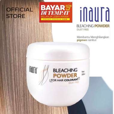 Promo Inaura Bleaching Rambut Decolorant 500ml Bleaching Powder 500ml