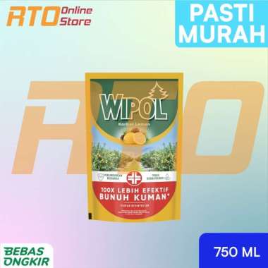 Wipol Pembersih Lantai 750Ml LEMON