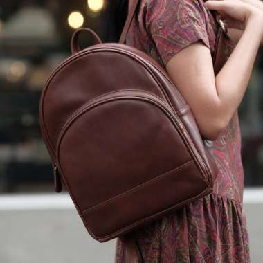 VERISH Ransel Kulit Sapi Asli Wanita - Daisha Ransel - Lavaches Leather