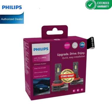 Philips Ultinon Access LED H11 6000K Bohlam Lampu Mobil Putih