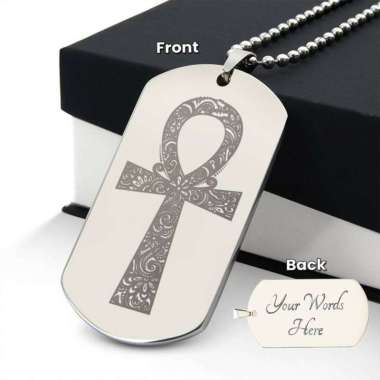 Kalung Bebas Custom Army Salib Kado Hadiah Natal Cowok Lapis Emas Askraft
