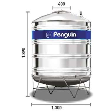 TANDON / TANGKI AIR STAINLESS STEEL PENGUIN - ALL VARIANT MEDAN TBSK 2000