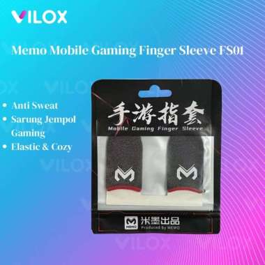 memo fs01 finger sleeve gaming sarung jempol anti sweat keringat licin