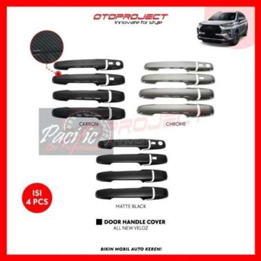 Paket Cover Handle + Outer Mangkok Pintu All New Avanza 2021-2022 Black