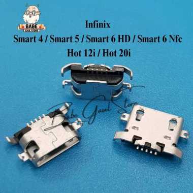 Konektor Cas Infinix Smart 4 5 6 Hot 12i 20i Connector Charger Port