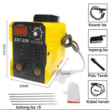 REALM 450W Mesin Las Inverter ZX7 ZX7-250