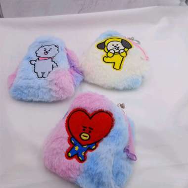 Dompet Koin BT21 / Dompet Koin Gantungan Kunci BT21 Koya