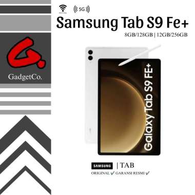 Samsung Galaxy Tab S9 Fe+ Plus WIFI 8/128GB Garansi Resmi Silver