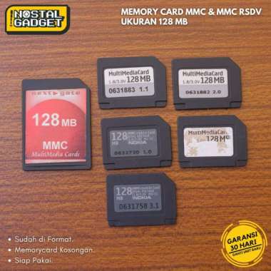Memory Card MMC RSDV Nokia Ngage QD 6600 6630 7610 9300 9500 N70 N90 128MB