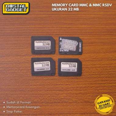 Memory Card MMC RSDV Nokia Ngage QD 6600 6630 7610 9300 9500 N70 N90 32MB