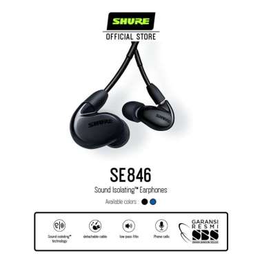 Shure Earphone SE846BABK+UNI-A BLACK