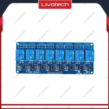Module Relay 8 Channel 5V Optocoupler 250Vac 30Vdc 10A DC-AC Modul 8Ch