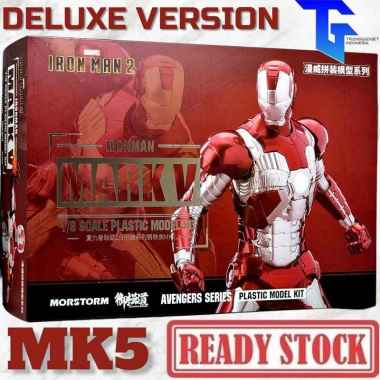 Eastern Model x Morstorm Marvel Avengers 1/9 Iron Man Mark V Deluxe Version Plamo - IronMan MK5 Mark