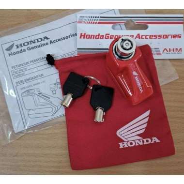 Gembok Cakram Original Honda - Gembok Pengaman Motor Original (AHM)