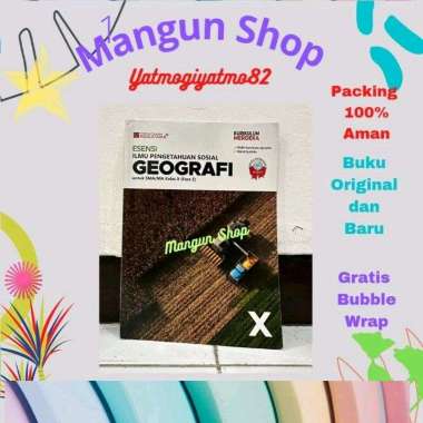 Buku Esensi Geografi Kelas 10 SMA/MA Kurikulum Merdeka Mediatama